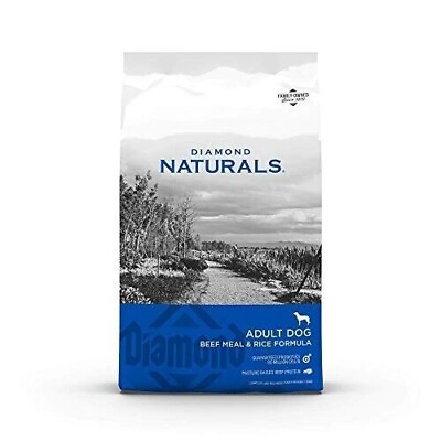 #ad Diamond Naturals Dry Food for Adult Dog Beef and Rice Formula 40 Pound Bag