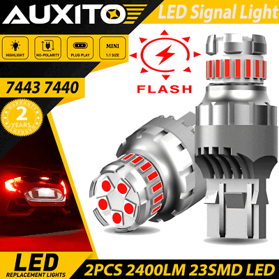 #ad 23 LED Red Strobe Flashing Blinking Lamp for Honda Accord Civic Brake Tail Light $13.99
