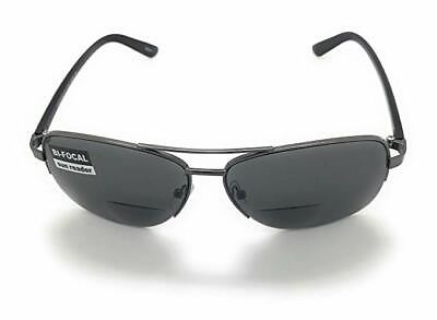 #ad New Aviator Metal Bifocal Sunglasses Sport Sun Reader Reading Glasses Unisex