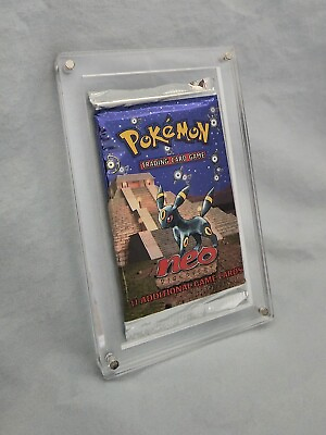 #ad Pokemon Booster Pack Acrylic Case Fully Magnetic Closure