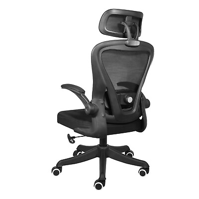 #ad Home Office Chair Ergonomic Swivel Mesh Computer Desk Task Chair Headrest