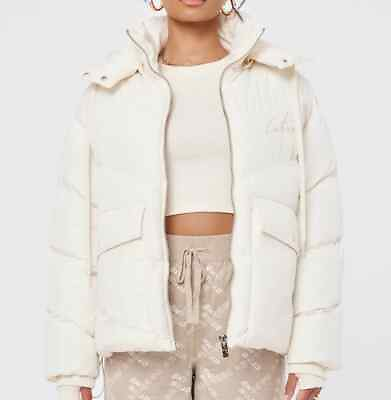 #ad BNWT Couture Club Oversize off white puffer coat size 14 large