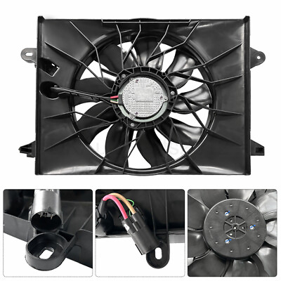 #ad Radiator Cooling Fan Assembly 5181995AC for 2015 2022 Dodge Charger Challenger