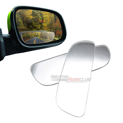 #ad 2pcs Universal Car Auto 360° Wide Angle Convex Rear Side View Blind Spot Mirror