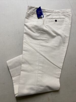 #ad ⭐️ NEW SUITSUPPLY JORT TROUSER OFF WHITE PANTS 38 54 ⭐️