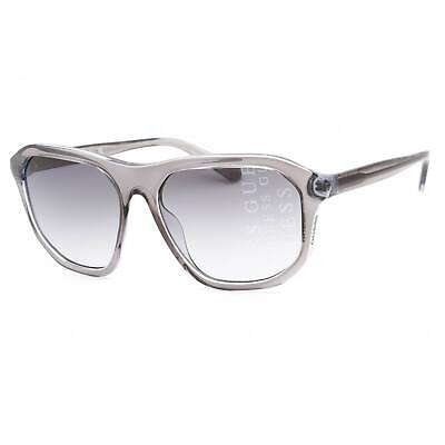 #ad Guess Men#x27;s Sunglasses Grey Black Injected Propionate Square Frame GU00057 20B