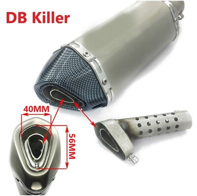 #ad 56mm*40mm DB Killer Silencer Motorcycle Parts Insert Baffle Exhaust Muffler Pipe