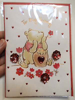 #ad 1 Papyrus Card High Quality Valentine#x27;s Winnie The Pooh To My Hunny