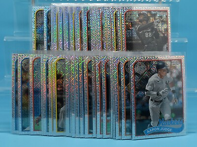 #ad 2024 Topps Series 1 • CHROME SILVER PACK • You Pick Singles COMPLETE Your Set