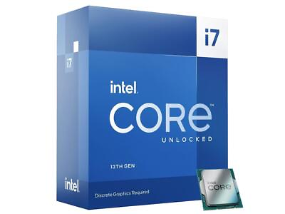 #ad Intel Core i7 13700KF 13th Gen Raptor Lake 16 Core 8P8E Desktop CPU