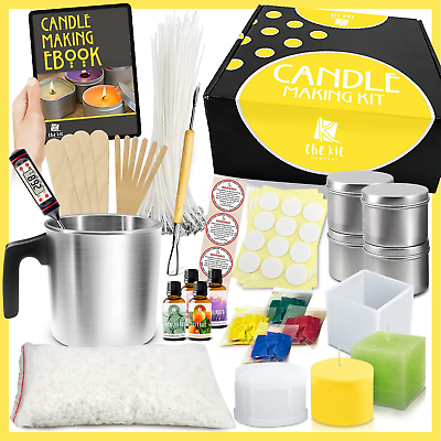 #ad ™ Candle Making Kit – Wax and Accessory DIY Set for the Making of Scented Candle $46.02