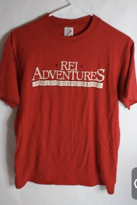 #ad Made in USA Vintage REI Adventures T Shirt Travel For Outdoor Enthusiasts Size M