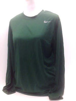#ad Nike Mens Legend Long Sleeve Performance Shirt Green Size Small