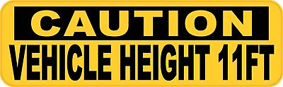 #ad 10in x 3in Vehicle Height 11FT Vinyl Sticker Car Truck Business Bumper Decal