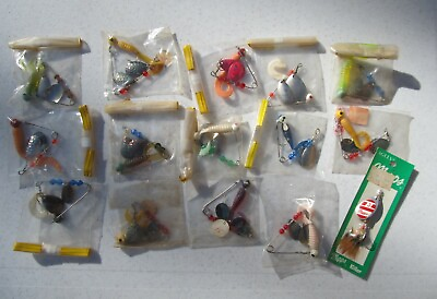 #ad Lot of 15 Fishing Lures Including 1 Mepps 3 All New Unused