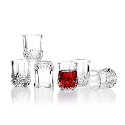 #ad Shot Glasses 1.7oz Super Cute Shot Glasses Set of 6 Crystal Shot Bar Drinkware
