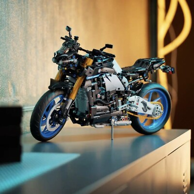 #ad Technical 42159 MT 10 SP Motorcycle Model Building Block Yamaha MT 10 Sport Bike