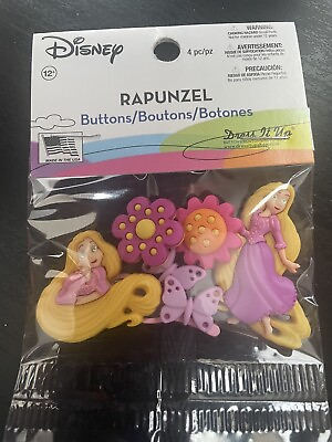 #ad Rapunzel Disney Collection Jesse James Dress It Up Shank Button Embellishme