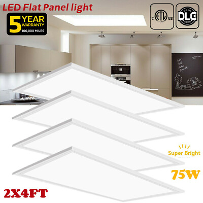 #ad 75W Slim LED Panel Down Light 2x4ft Ceiling Panel Lamp Fixture Tile or Pendent $228.78