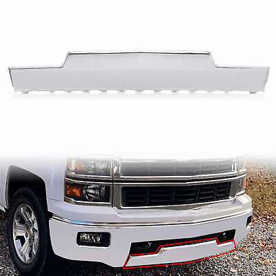 #ad Chrome Front Lower Bumper Skid Plate For 14 15 Chevrolet Silverado 1500 22944882