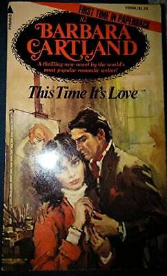 #ad This Time Its Love 82 Paperback By Barbara Cartland GOOD