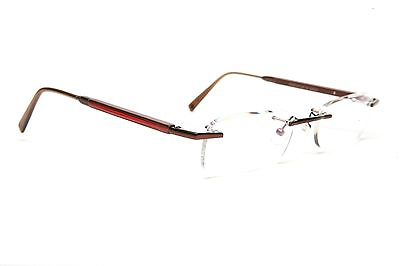 #ad GOLD AND WOOD RIMLESS EYEGLASSES GLASSES SUNGLASSES A05.33.AcRc33 #203C
