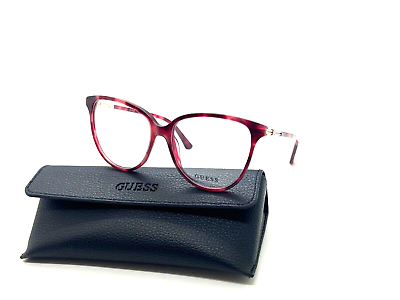 #ad NEW Authentic GUESS GU2905 071 RED HAVANA 55 15 140MM Eyeglasses FRAME