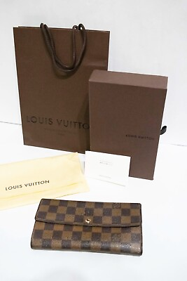 #ad Louis Vuitton Portefeuille Sala Damier N61734 Wallet Authentic monogram #5790P