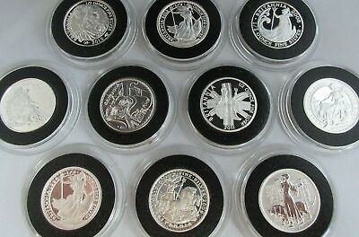 #ad UK Royal Mint Silver Britannia 1997 2021 1 2 oz Silver £1 coins Multi listing