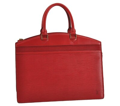 #ad Authentic Louis Vuitton Epi Riviera Hand Bag Red M48187 LV 2745J