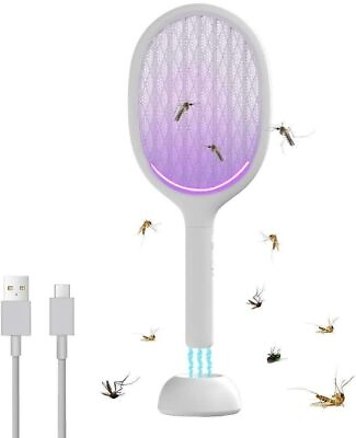 #ad Electric Fly Insect Swatter Swat Bug Mosquito Wasp Zapper Killer Electronic US