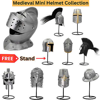 #ad MEDIEVAL MINI ROMAN HELMET COLLECTION FOR DISPLAY MINIATURE HOME DECOR amp; GIFTS