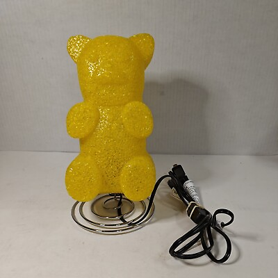#ad Grateful Dead Style Yellow Gummy bear 9quot; Lucite silicone lamp night light $37.99