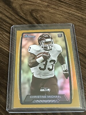 #ad 2013 Bowman Christine Michael Gold Numbered 202 399 Rookie