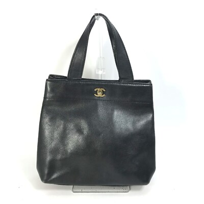 #ad CHANEL Tote Bag Turnlock CC CC Mark vintage Hand Bag