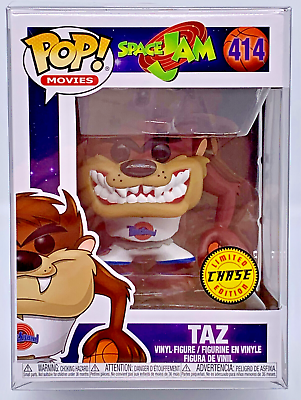 #ad Taz Pop #414 Space Jam Chase Limited Edition Funko Movies 2017 with Protector