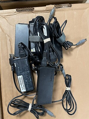 #ad LENOVO 90W 45N0322 20V 4.5A Genuine Original AC Power Adapter Charger Lot of 5