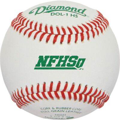 #ad Diamond DOL 1 or DOL A NFHS NOCSAE Official League Baseball 12 Balls Pack