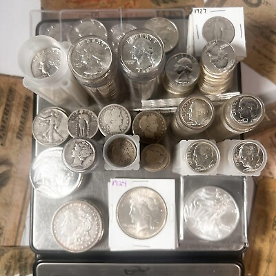 #ad U.S. Silver Scale Mixed Lot Vintage U.S. Silver Coins LIQUIDATION SALE