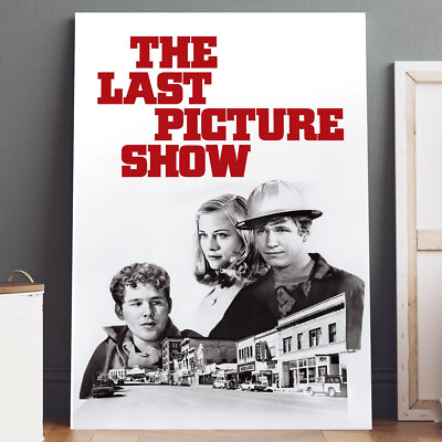 #ad Canvas Print: The Last Picture Show Movie Poster Wall Art
