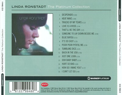 #ad LINDA RONSTADT THE PLATINUM COLLECTION NEW CD
