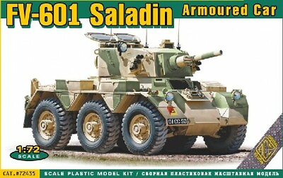 #ad Ace Plastic Models 72435 1 72 FV601 Saladin Armored Car