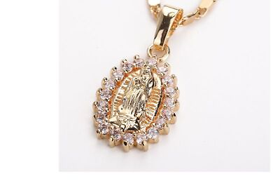 #ad Gold Color Acrylic Crystal Necklace Fashion Stone Pendants Charms Necklace 1pc
