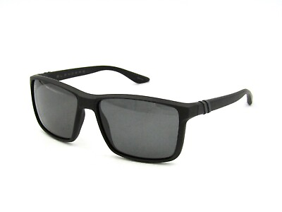 #ad Blenders Mesa Victory Lane Polarized Unisex Square Sunglasses Rubber Black #C32