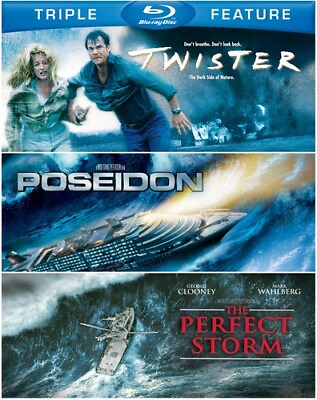 #ad Twister Poseidon The Perfect Storm Blu ray NEW