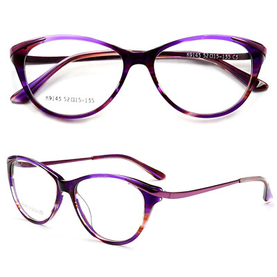 #ad Women Cat Eye Eyeglass Frames Modern Full Rim Glasses Frames Fashion Retro