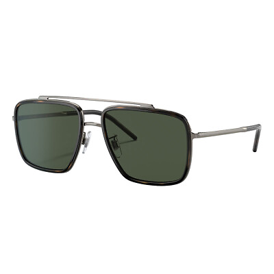 #ad Dolce amp; Gabbana DG 2220 13359A Bronze Havana Metal amp; Plastic Sunglasses Green
