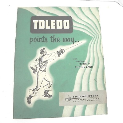 #ad VINTAGE 1960S TOLEDO PISTON RINGS PARTS CATALOG RACING PERFORMANCE EQUIPMENT