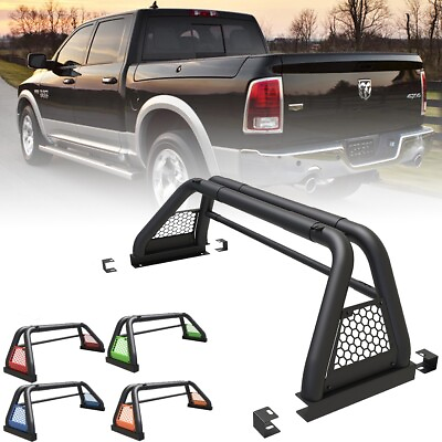 #ad Adjustable Roll Sport Bar Chase Roof Rack Bed For 2011 2024 RAM 1500 2500 3500