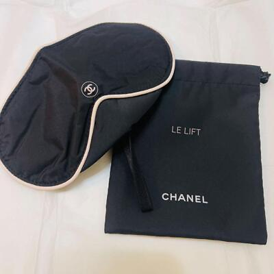 #ad Chanel Novelty Eye Mask with Drawstring Bag
